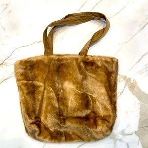 INC International Concepts Faux Fur Bag